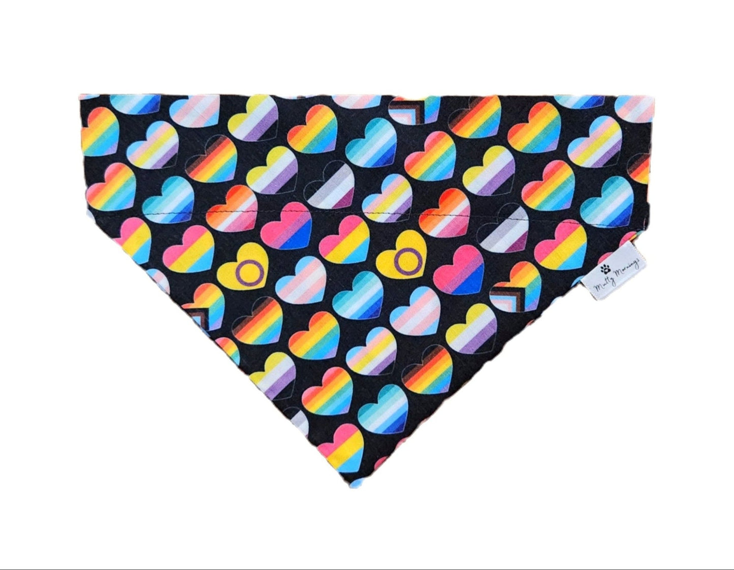 A Heart is a Heart Pride Pet Bandana - Mutty Mornings