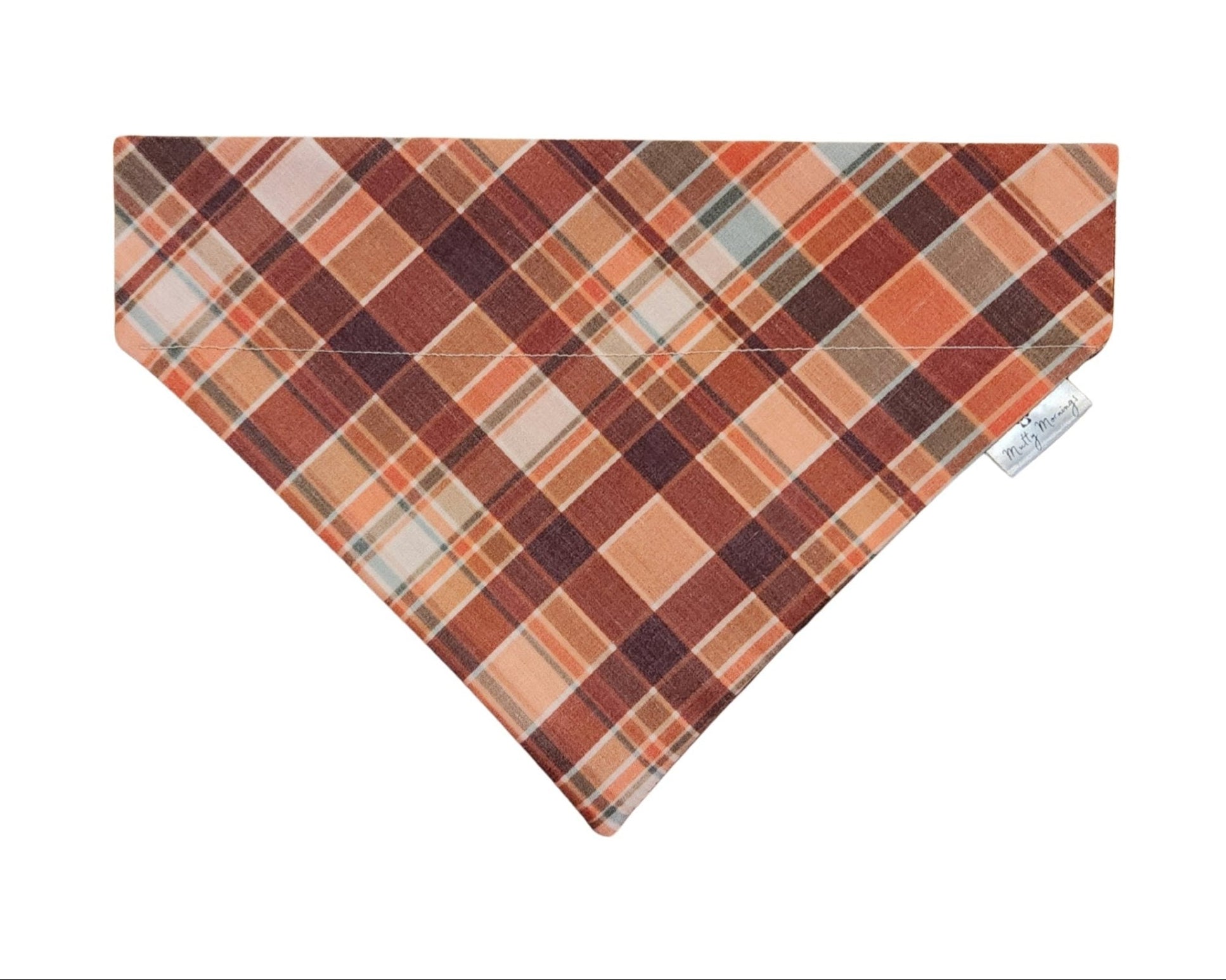 Autumn Harvest Plaid Pet Bandana - Mutty Mornings