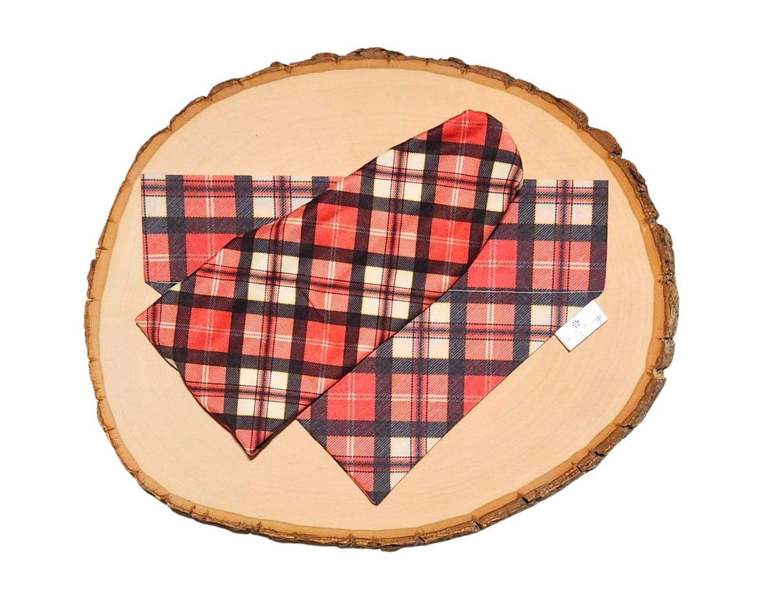 Blitzen Plaid Bandana & Headband Set - Mutty Mornings