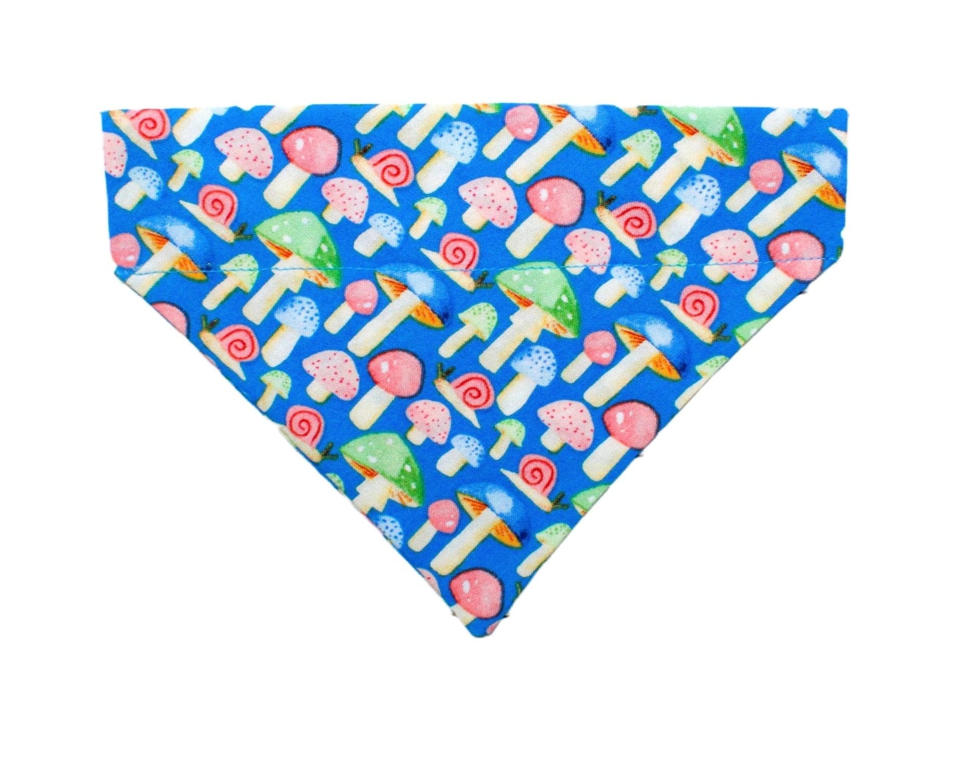 Blue Mushrooms Pet Bandana - Mutty Mornings