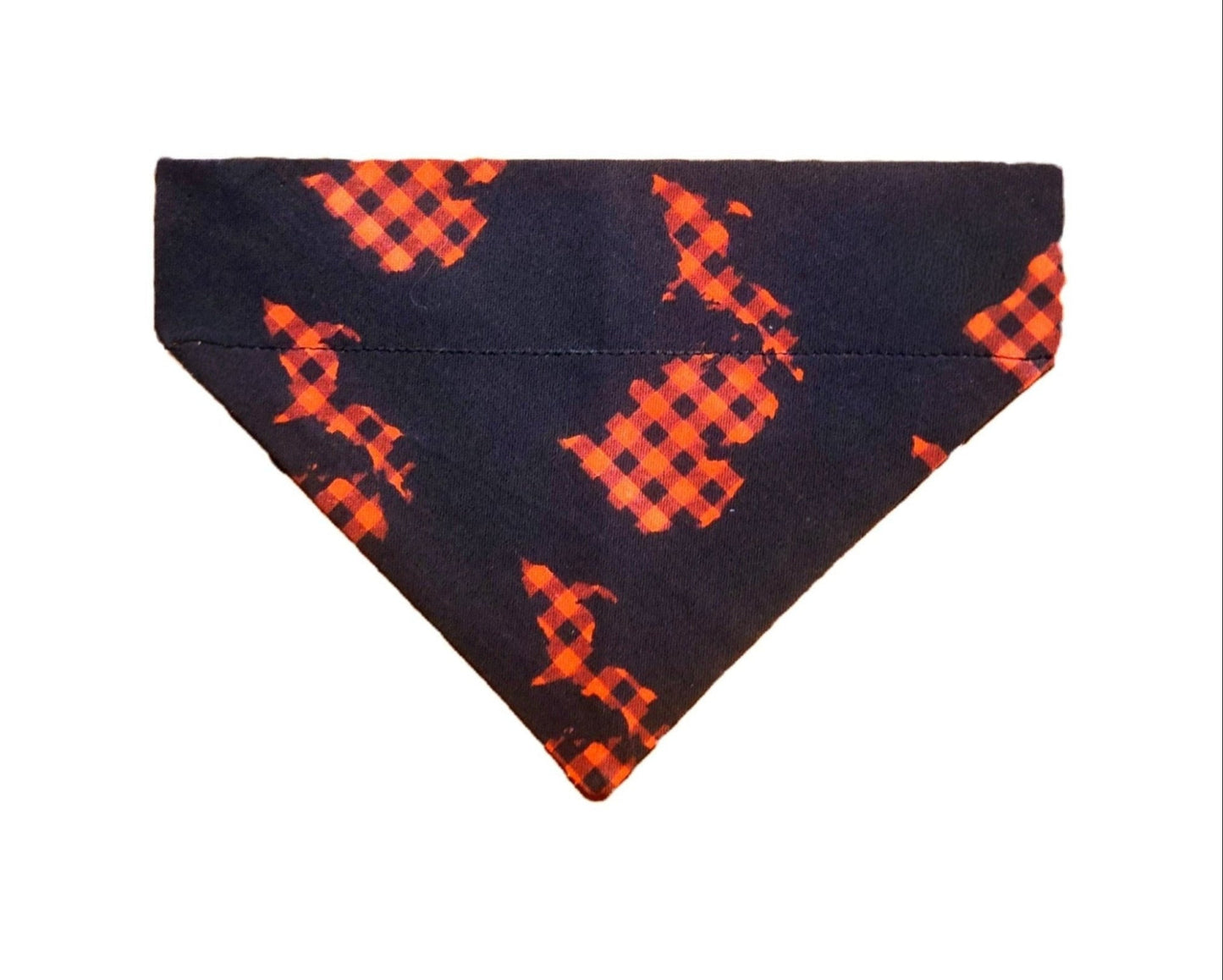 Buffalo Check Michigan Mitten Pet Bandana - Mutty Mornings