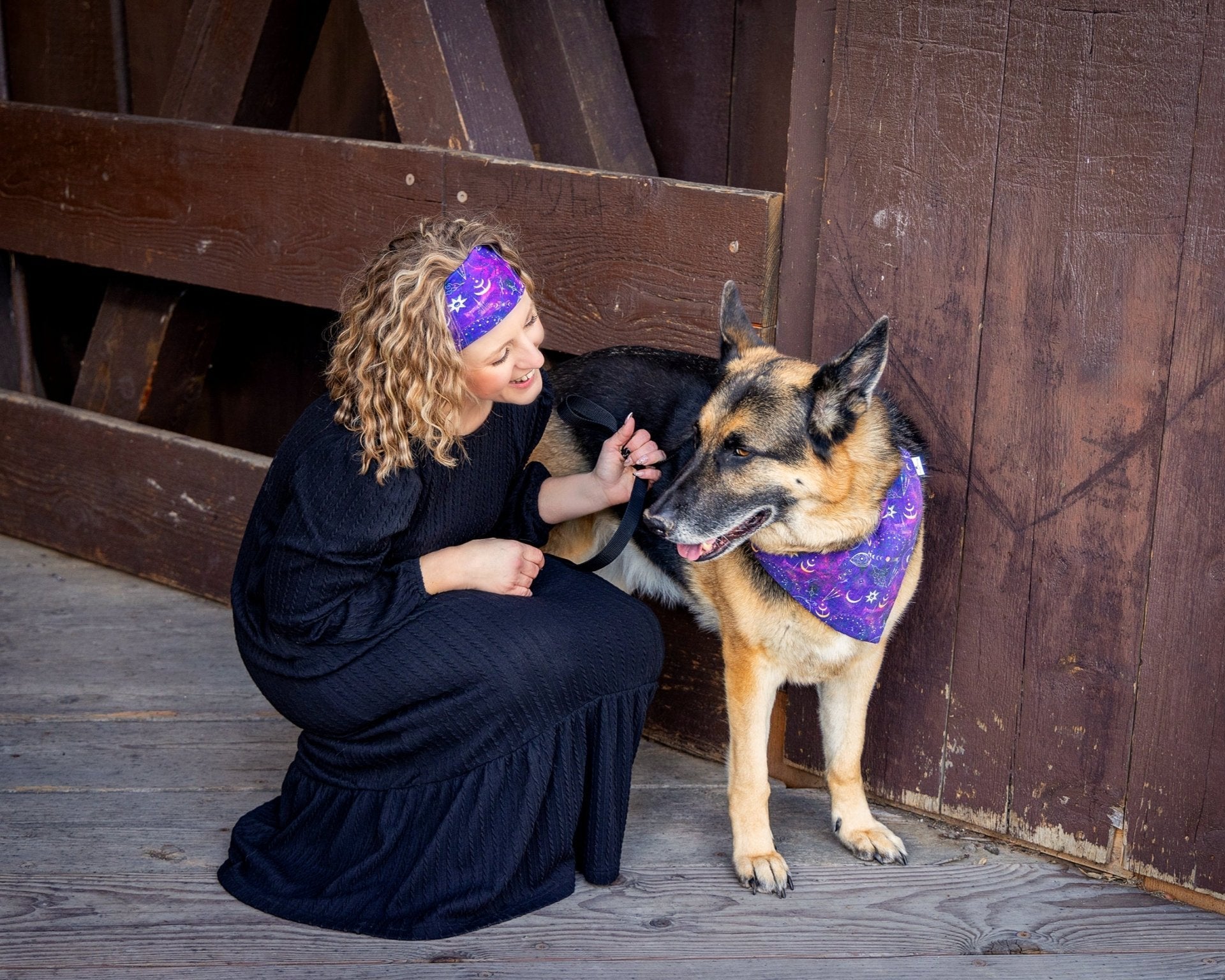Casting Spells Bandana & Headband Set - Mutty Mornings