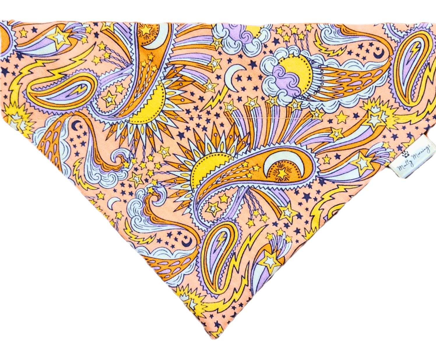 Cosmic Paisley Pet Bandana - Mutty Mornings