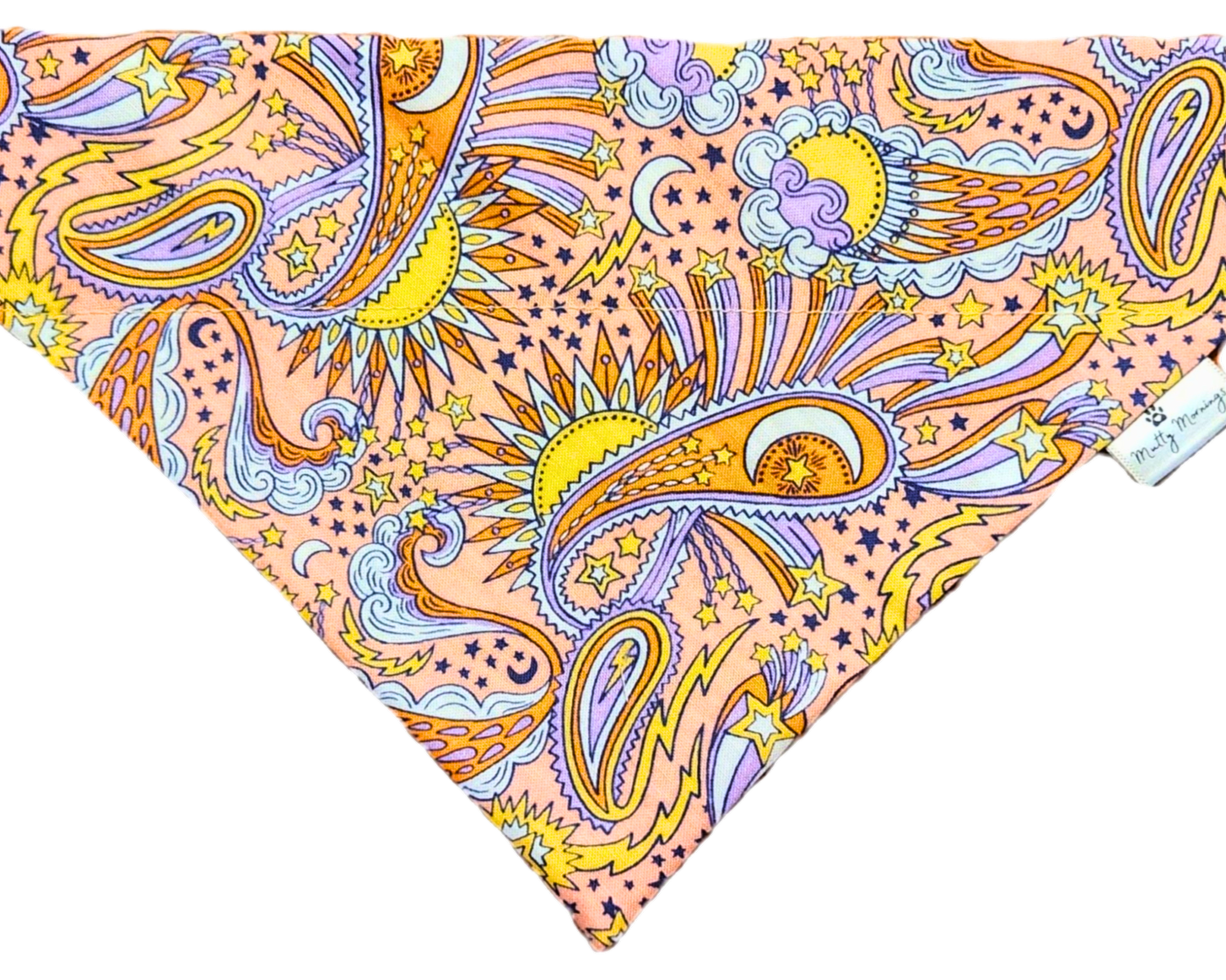 Cosmic Paisley Pet Bandana - Mutty Mornings