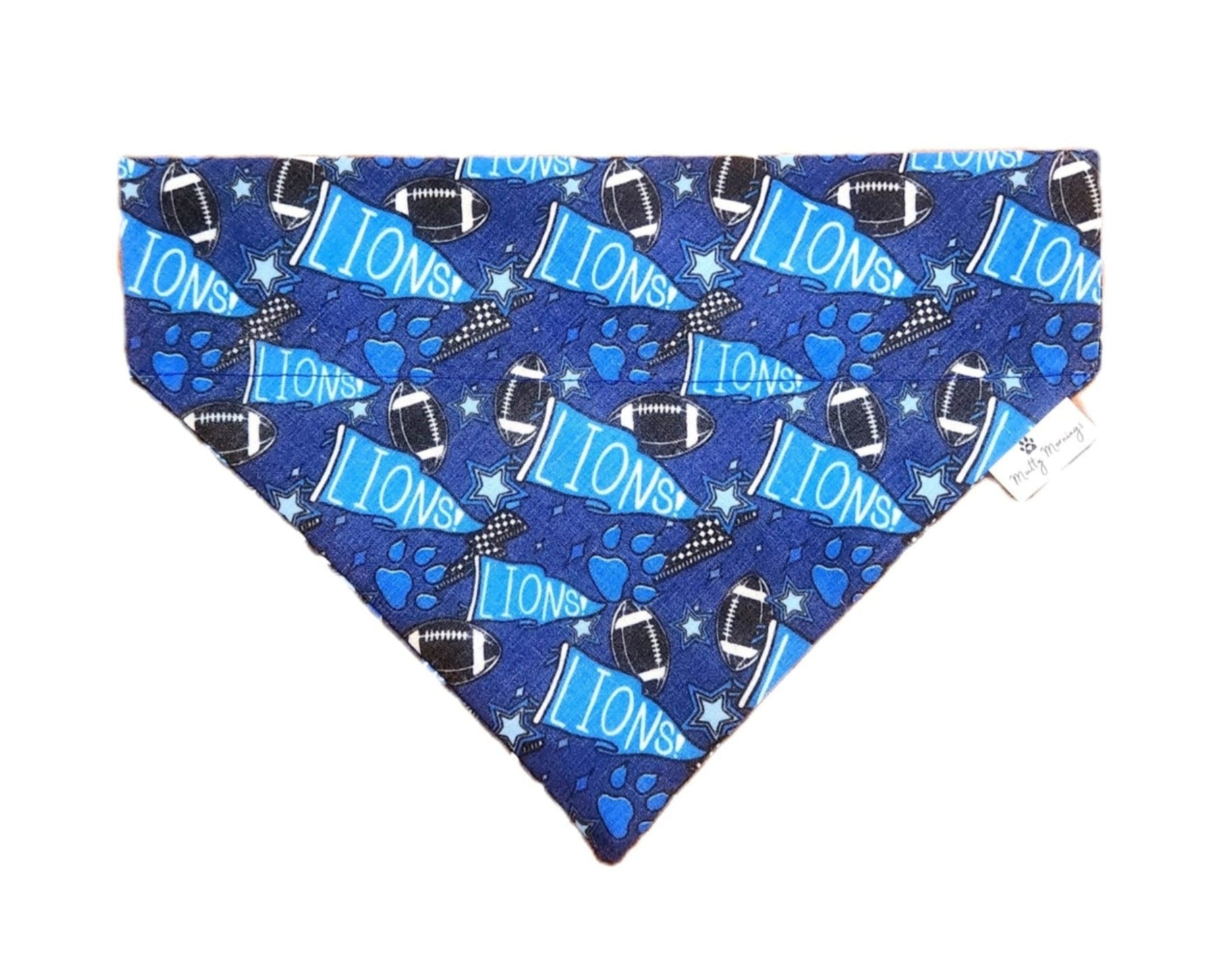 Detroit Lions Pendant Matching Bandana & Headband Set - Mutty Mornings
