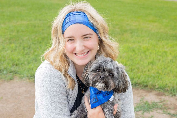 Detroit Plaid Pet Bandana - Mutty Mornings