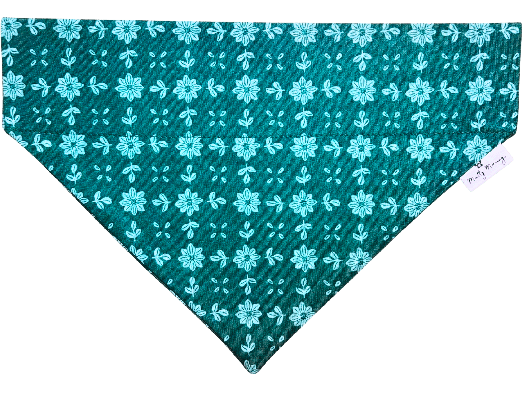 Evergreen Poinsettia Pet Bandana - Mutty Mornings