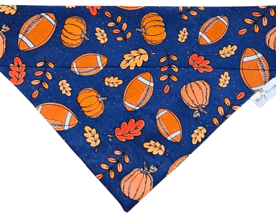 Fall Kickoff Pet Bandana - Mutty Mornings