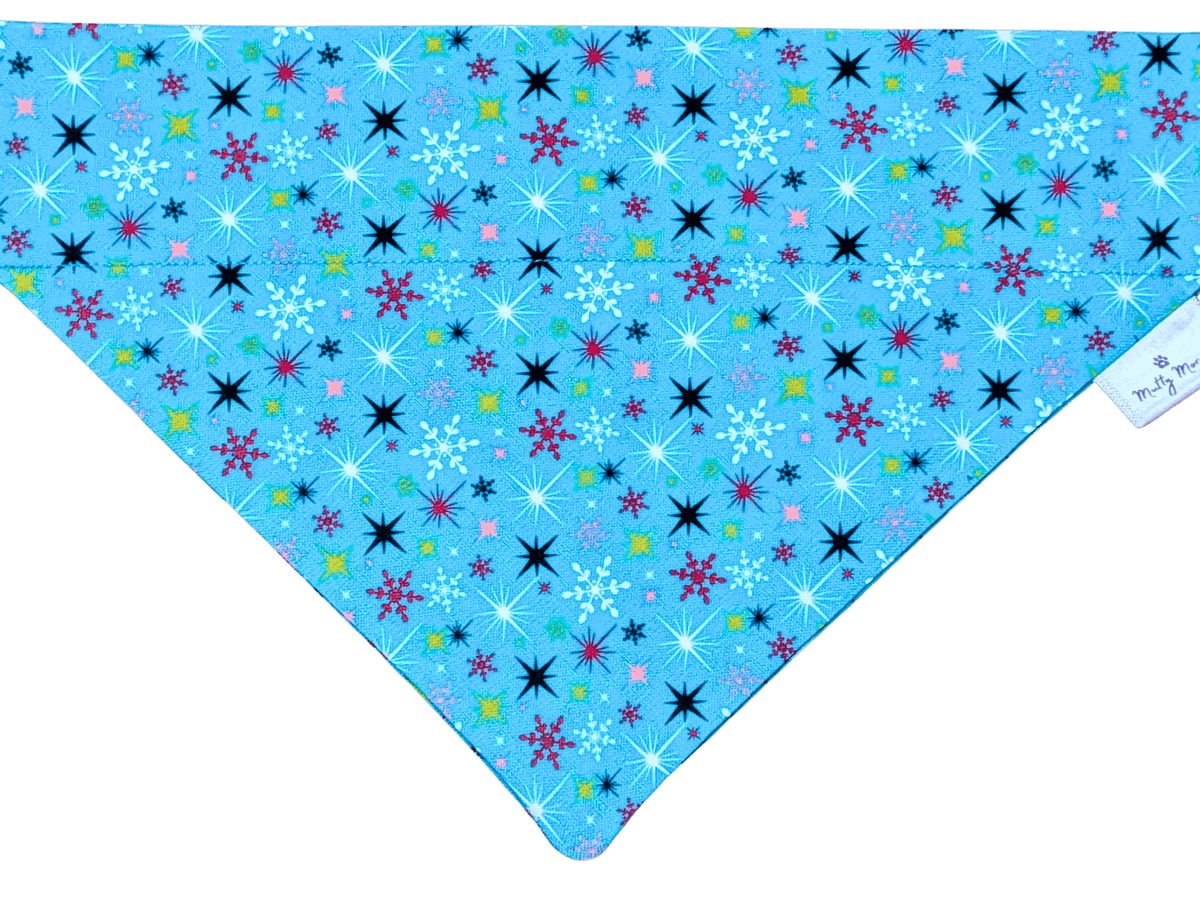 Frosted Snowflakes Pet Bandana - Mutty Mornings