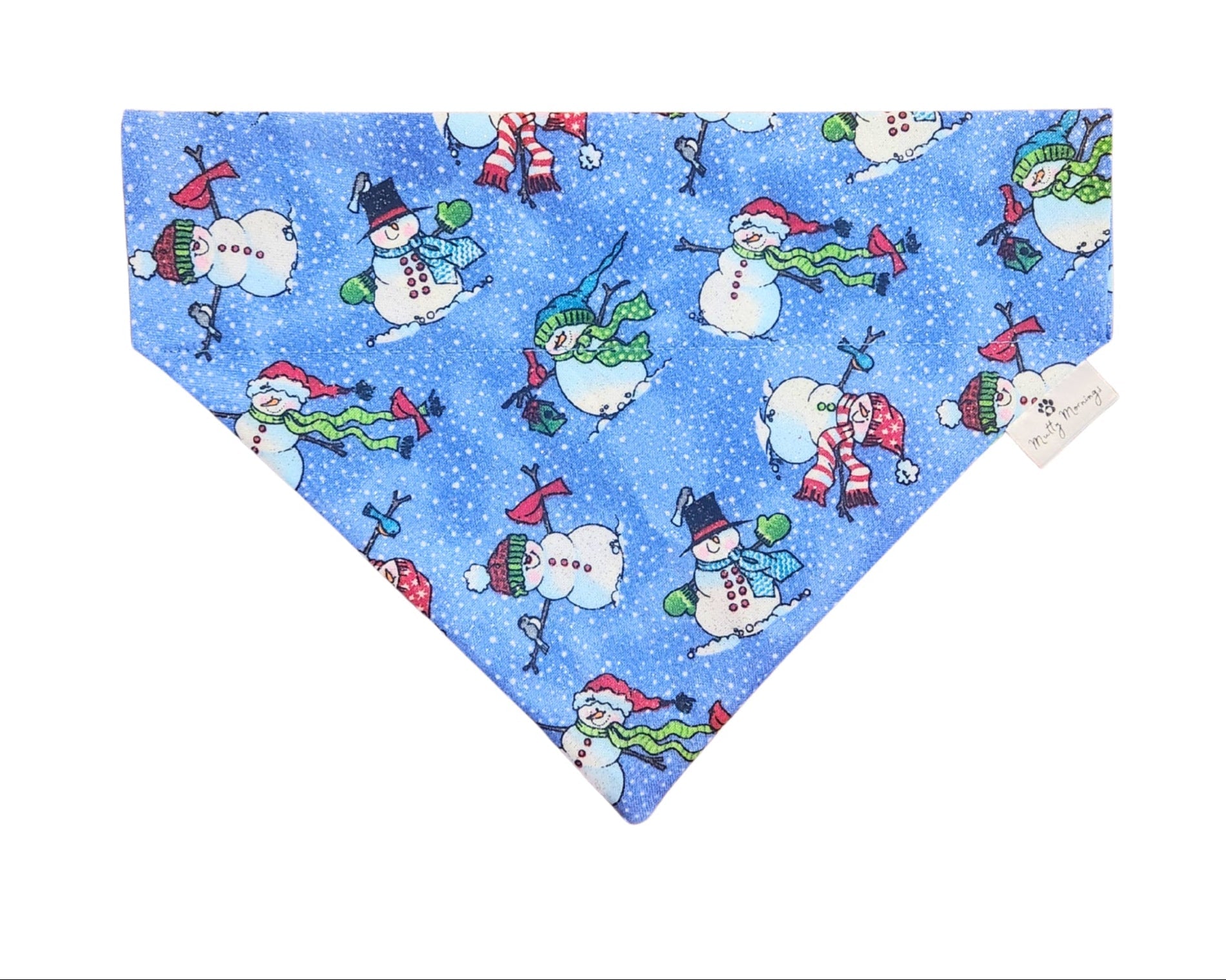 Frosted Snowmen Pet Bandana - Mutty Mornings