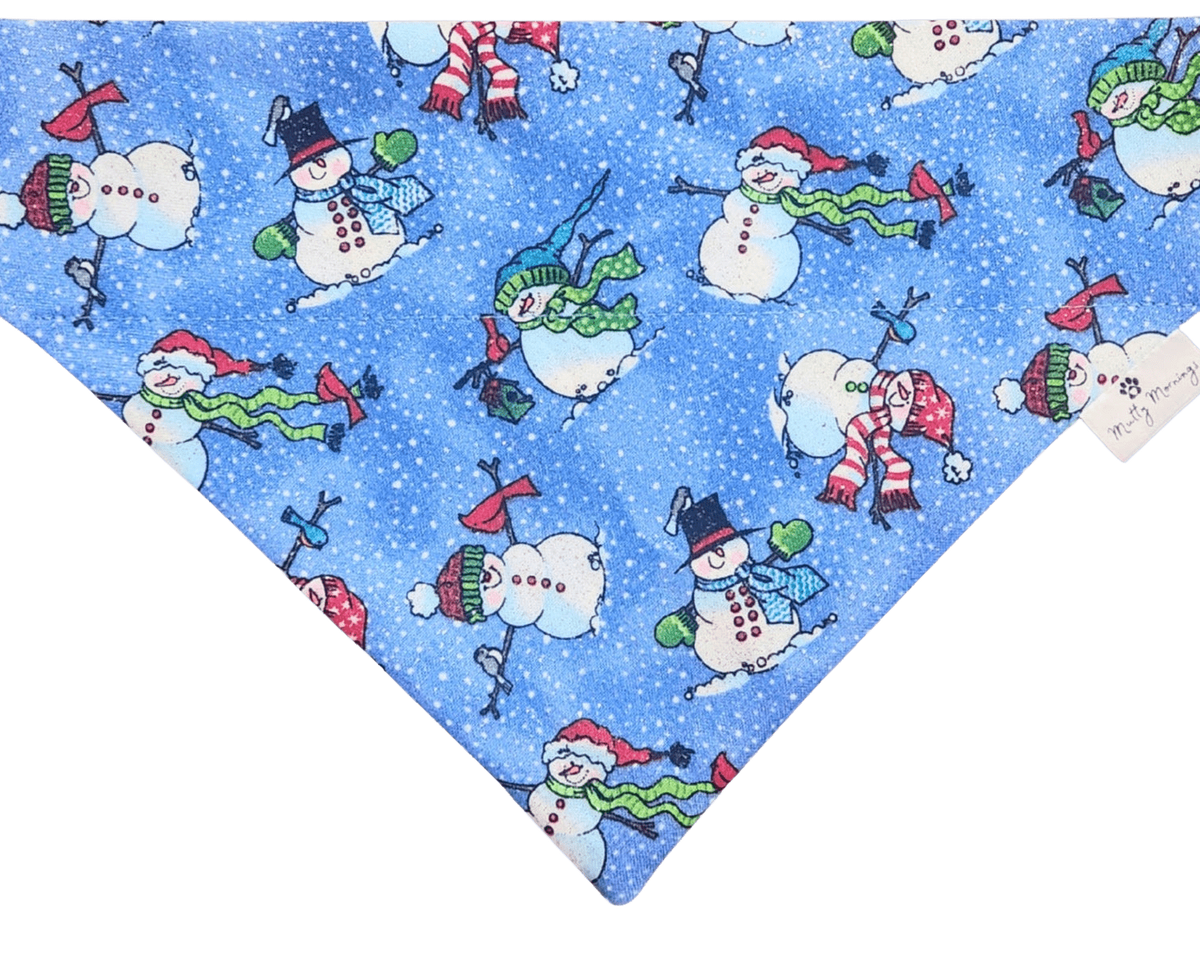 Frosted Snowmen Pet Bandana - Mutty Mornings