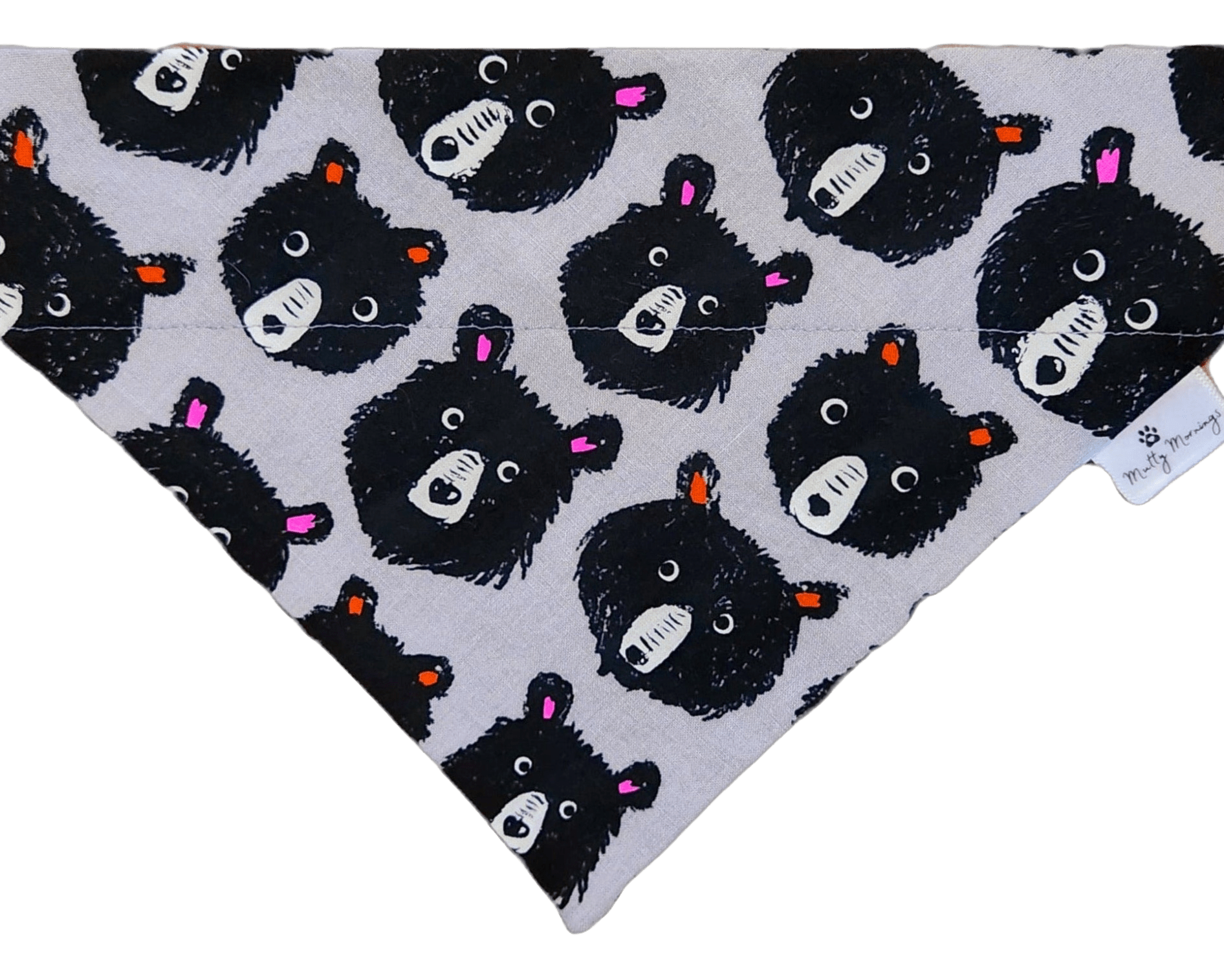 Funky Bear Pet Bandana - Mutty Mornings