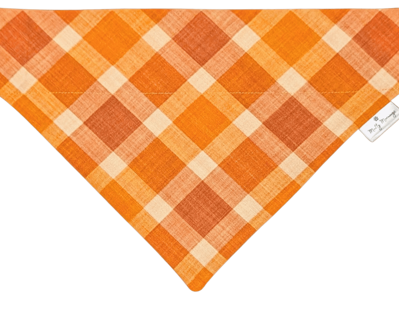 Harvest Honey Plaid Pet Bandana - Mutty Mornings