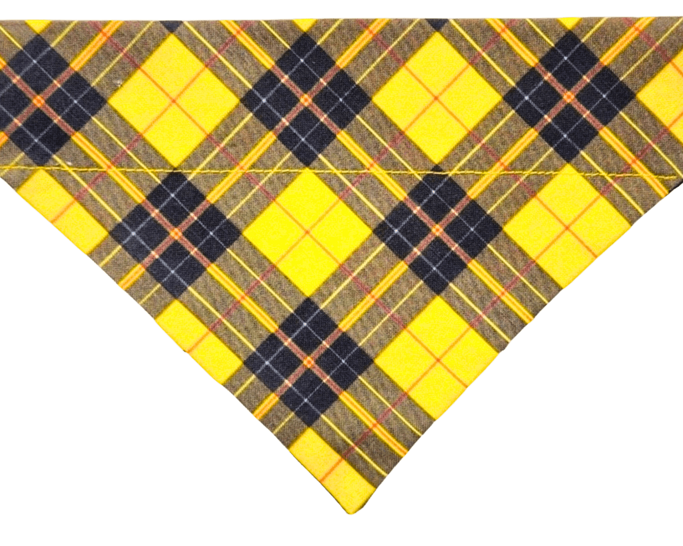 Hazard Check Plaid Pet Bandana - Mutty Mornings