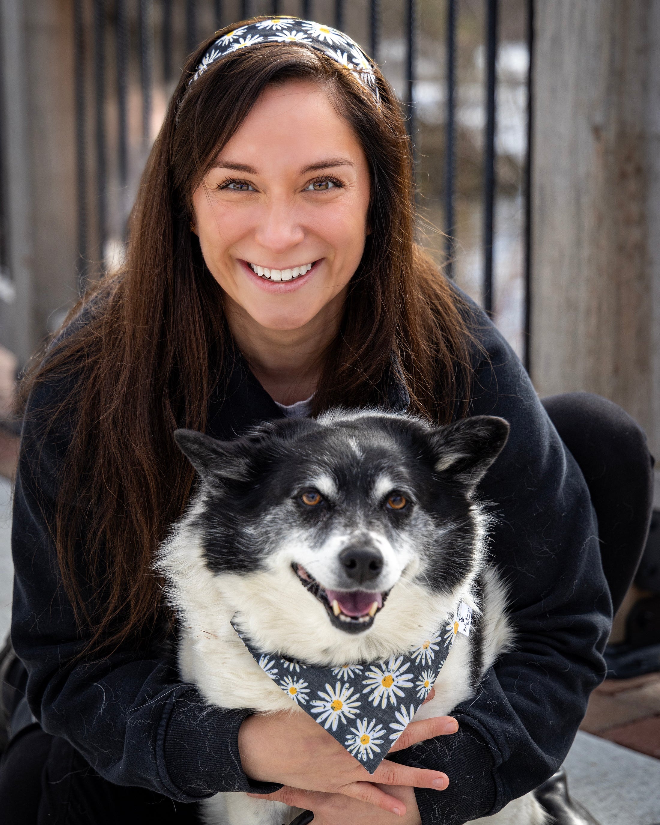 Hazy Daisy Bandana & Headband Bundle - Mutty Mornings