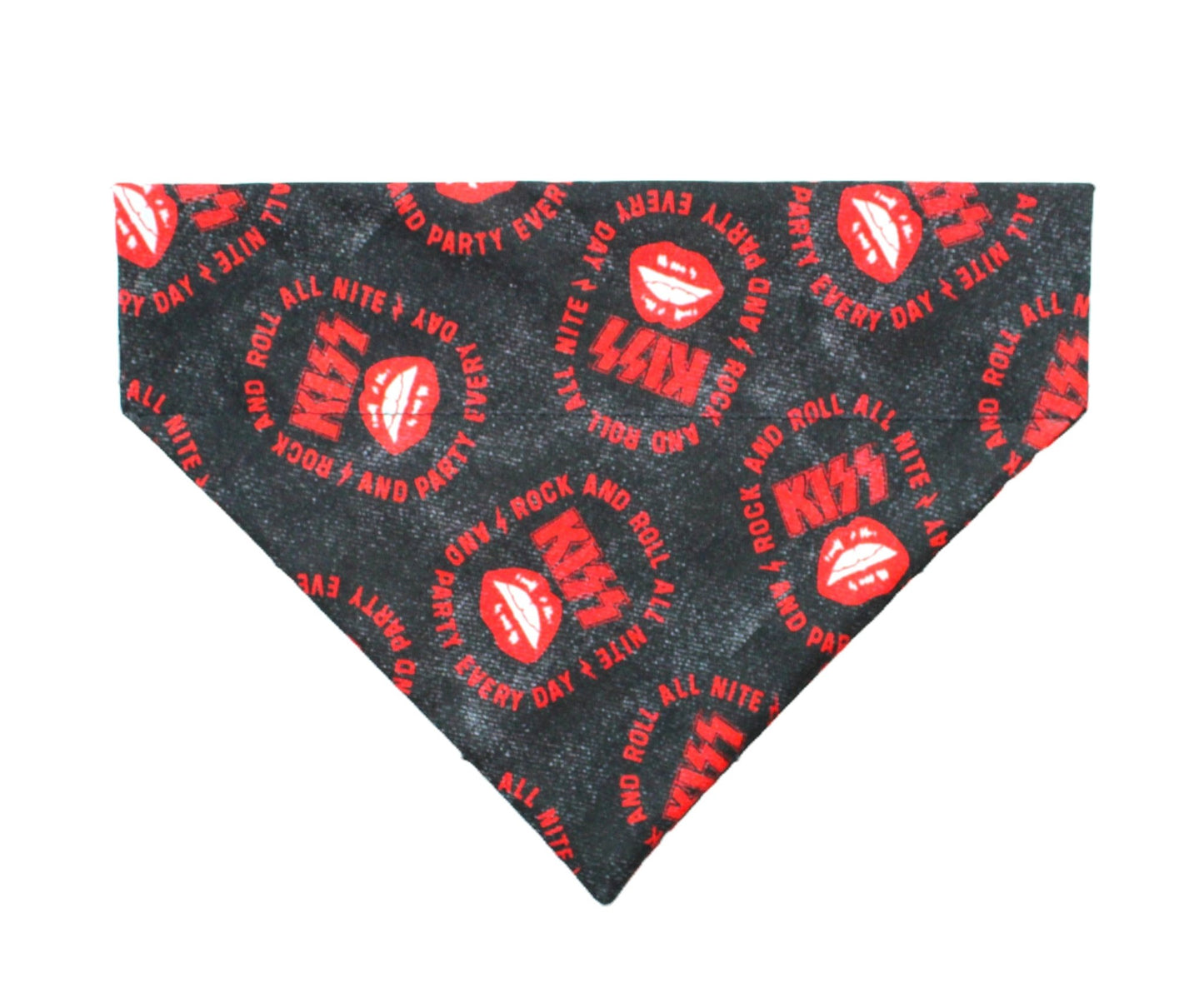 KISS Rock and Roll All Night Pet Bandana - Mutty Mornings