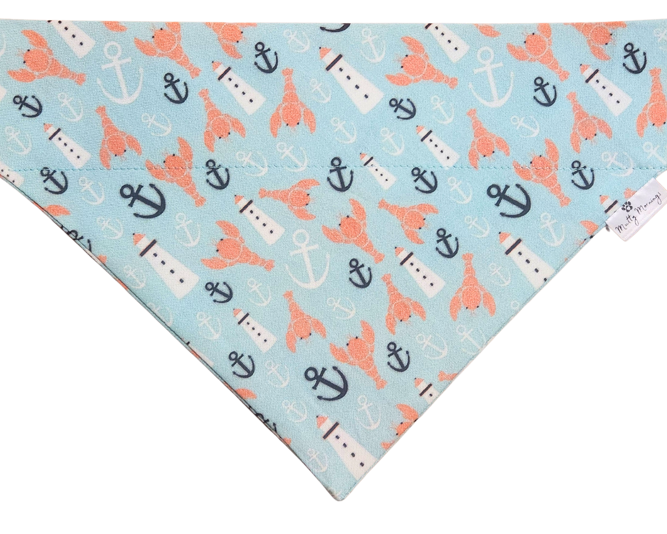 Lighthouse Lobsters Pet Bandana - Mutty Mornings