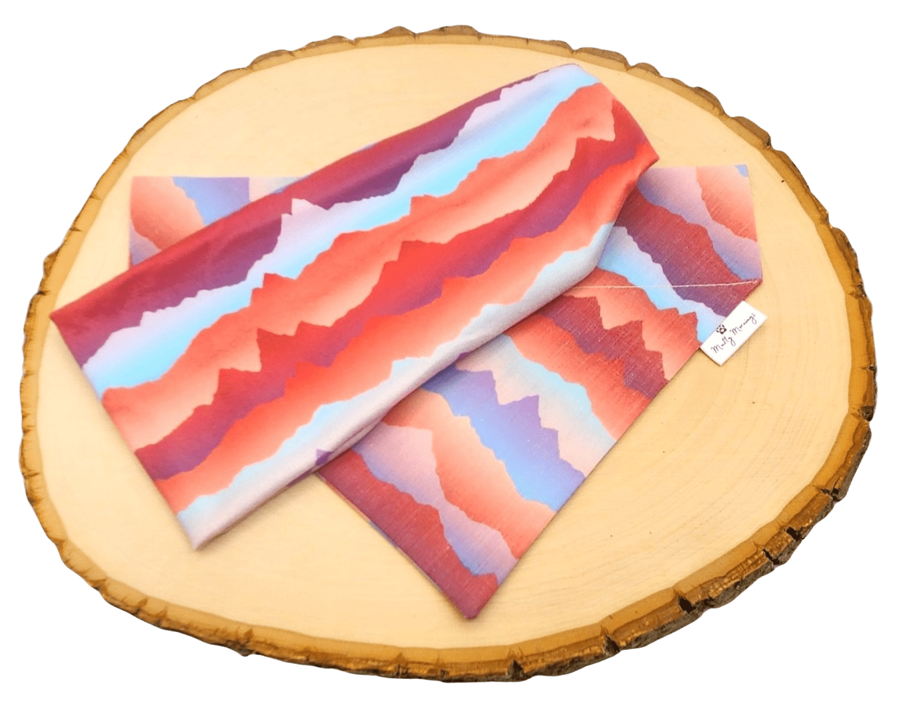Mountain Sunrise Bandana & Headband Set - Mutty Mornings