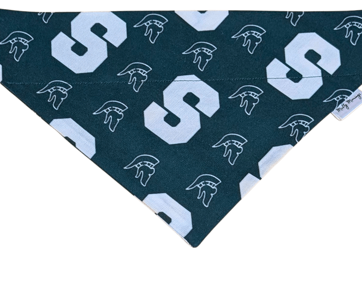 MSU Spartans Pet Bandana - Mutty Mornings