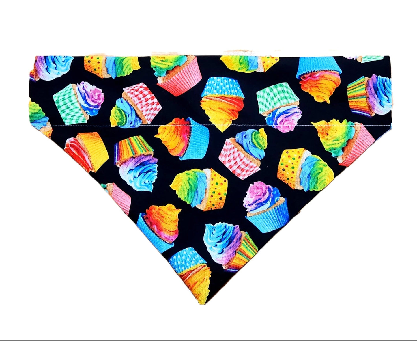 Neon Cupcakes Pet Bandana - Mutty Mornings