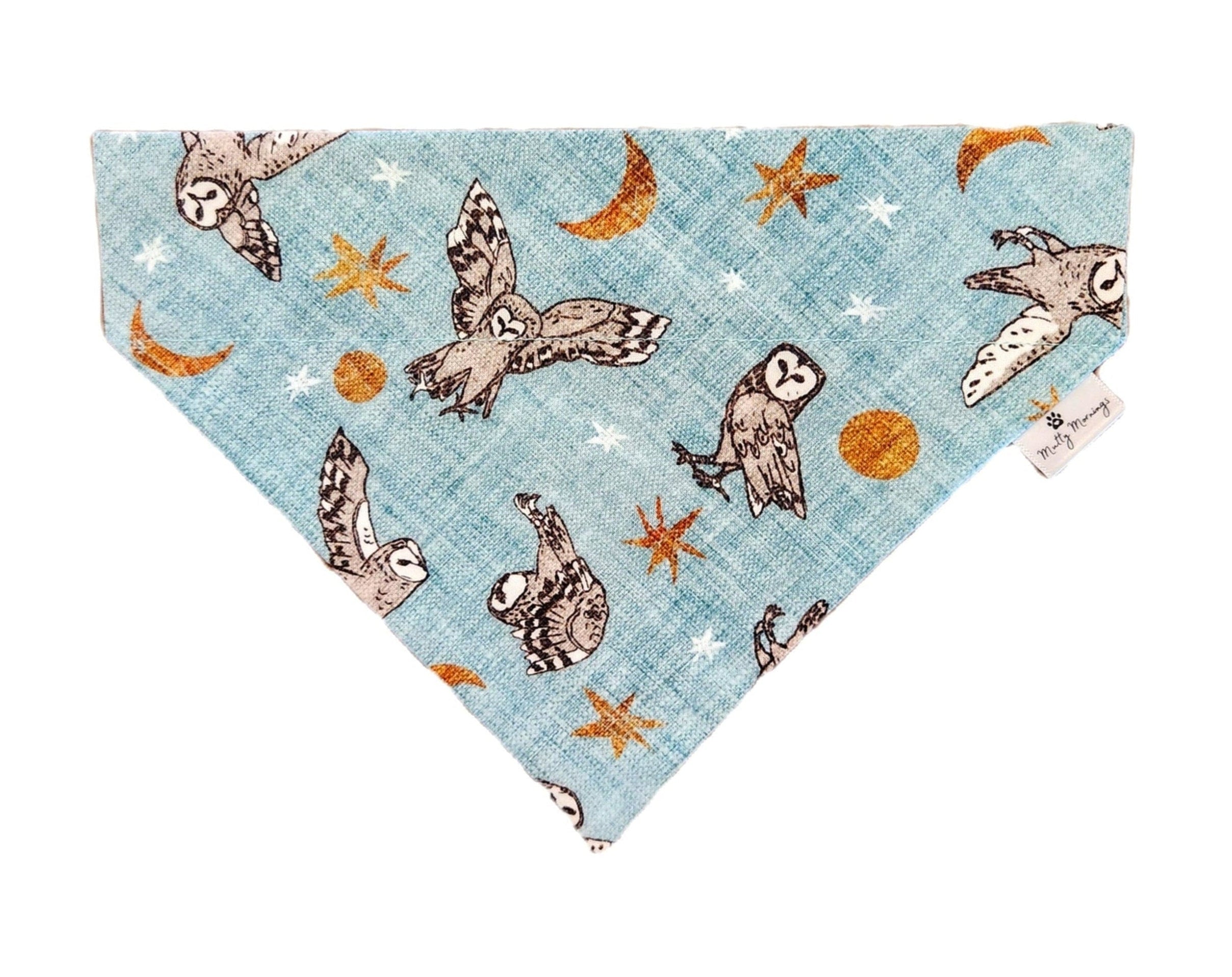 Night Owls Pet Bandana - Mutty Mornings