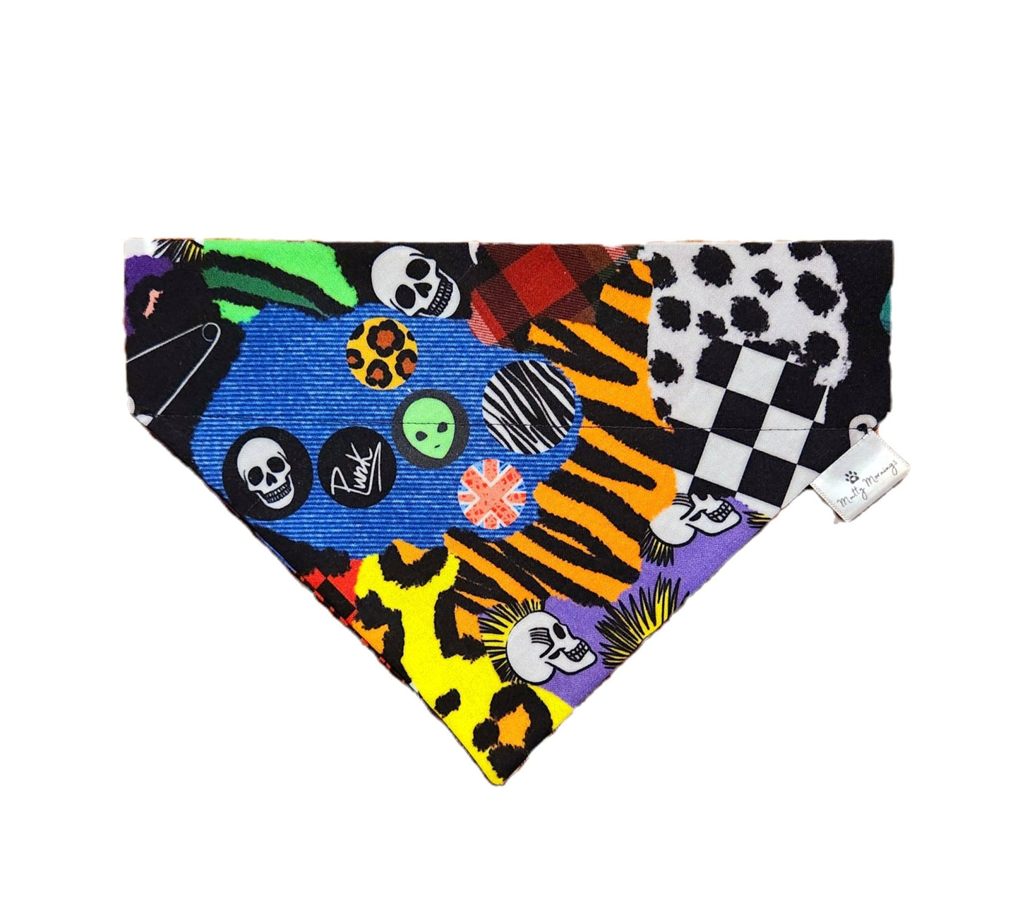 Old School Punk Pet Bandana - Mutty Mornings