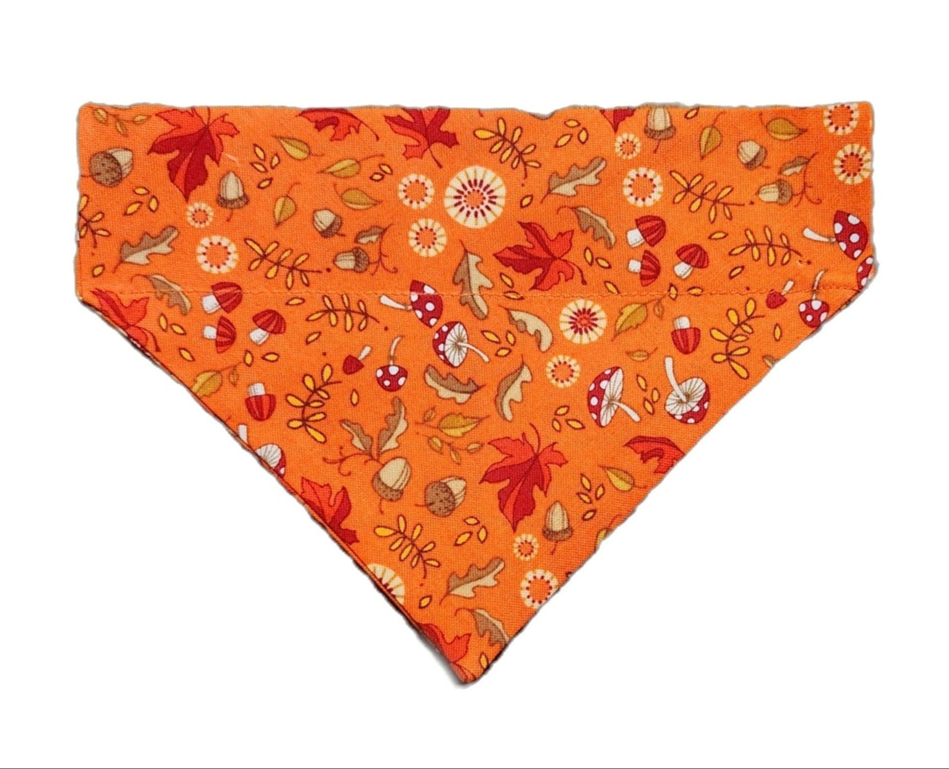 Orange Fall Foliage Pet Bandana - Mutty Mornings