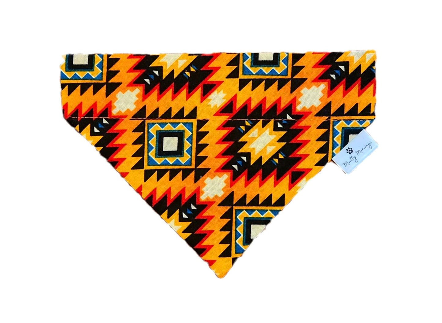 Orange Western Pet Bandana - Mutty Mornings