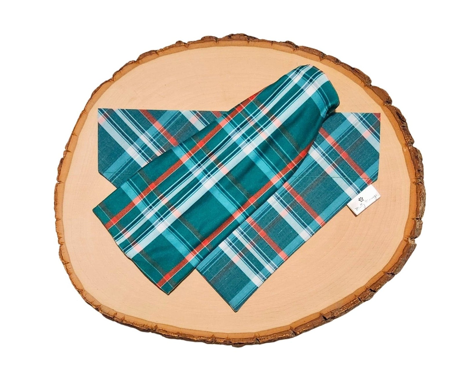 Pine & Spruce Plaid Bandana & Headband Set - Mutty Mornings