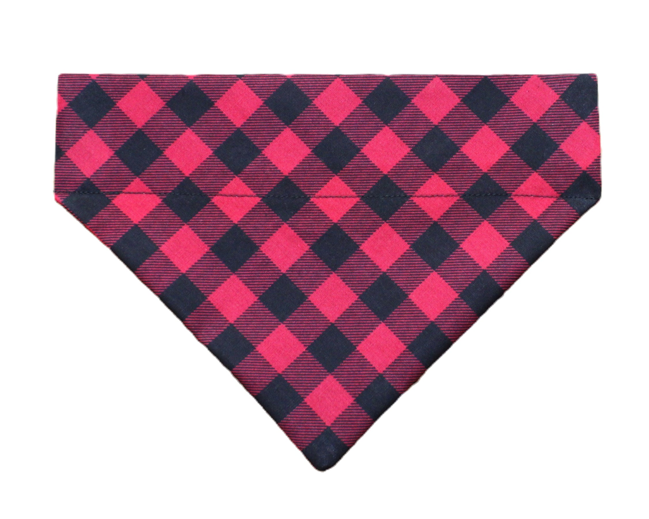 Red Buffalo Check Pet Bandana - Mutty Mornings