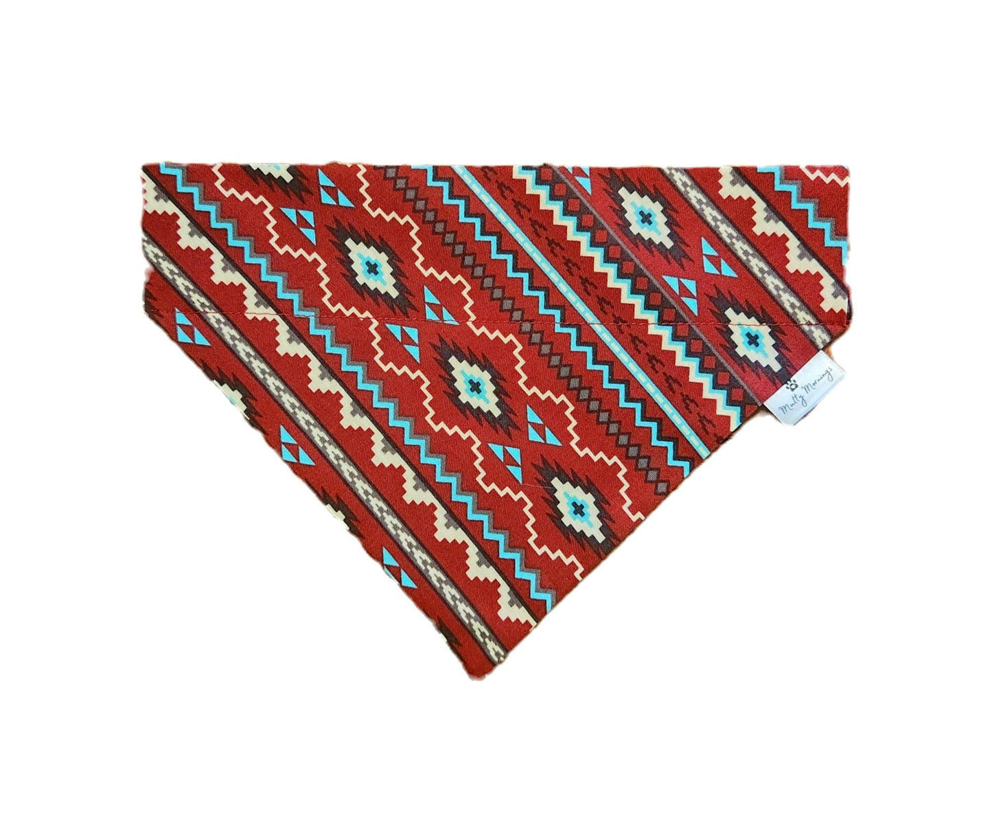 Red Western Pet Bandana - Mutty Mornings
