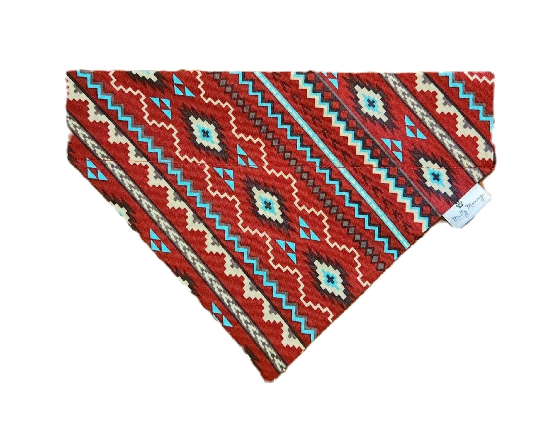 Red Western Pet Bandana - Mutty Mornings