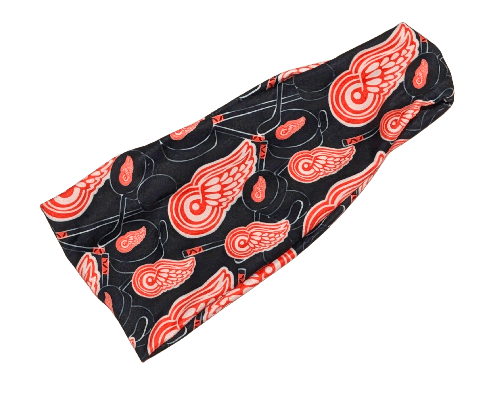 Red Wings Puck Matching Headband - Mutty Mornings