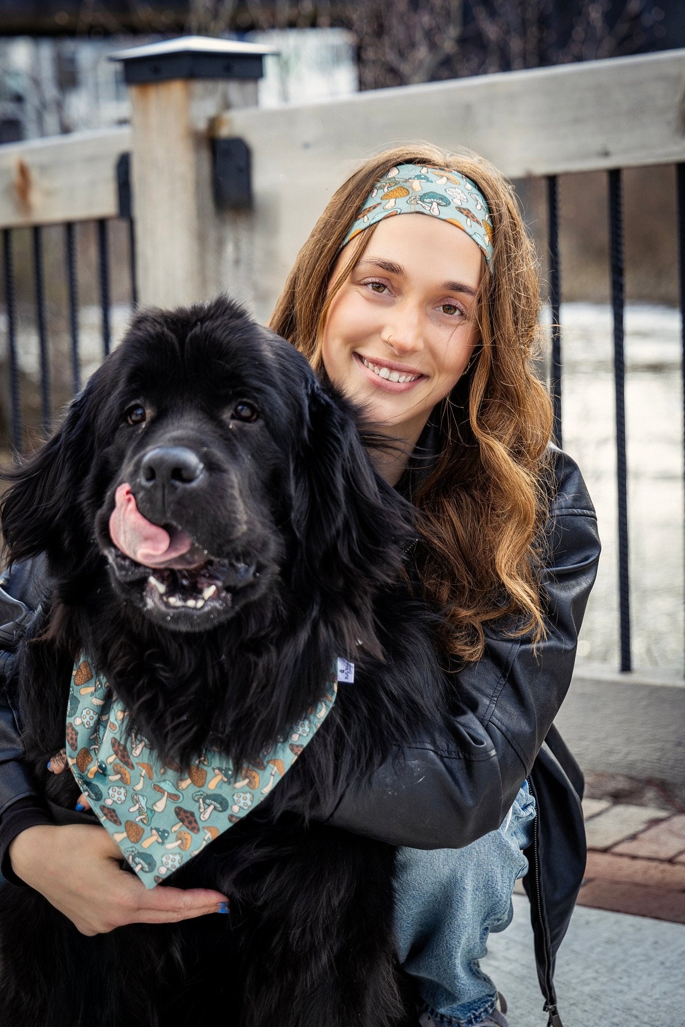 Sassy Mushroom Bandana and Headband Set - Mutty Mornings