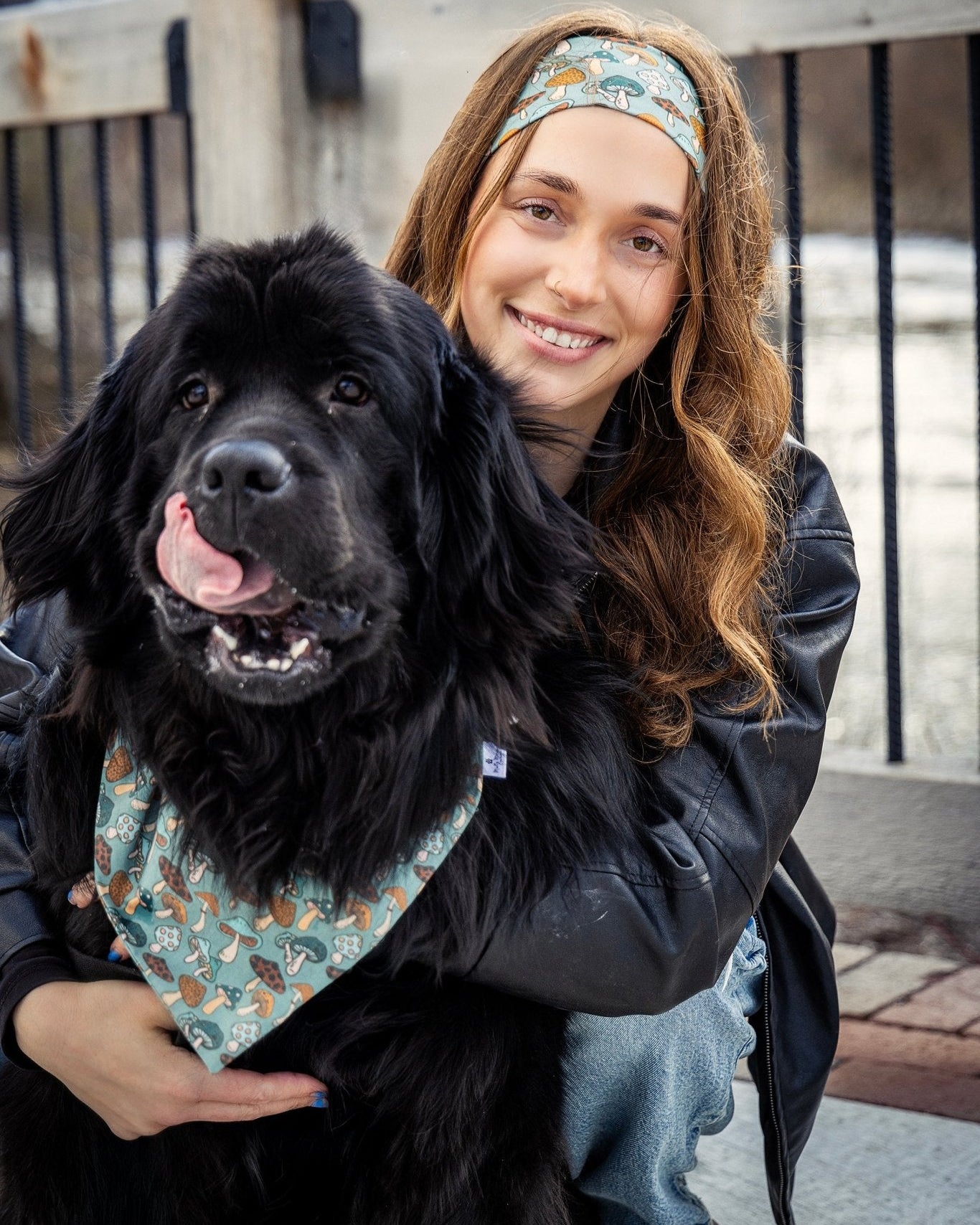 Sassy Mushroom Bandana and Headband Set - Mutty Mornings