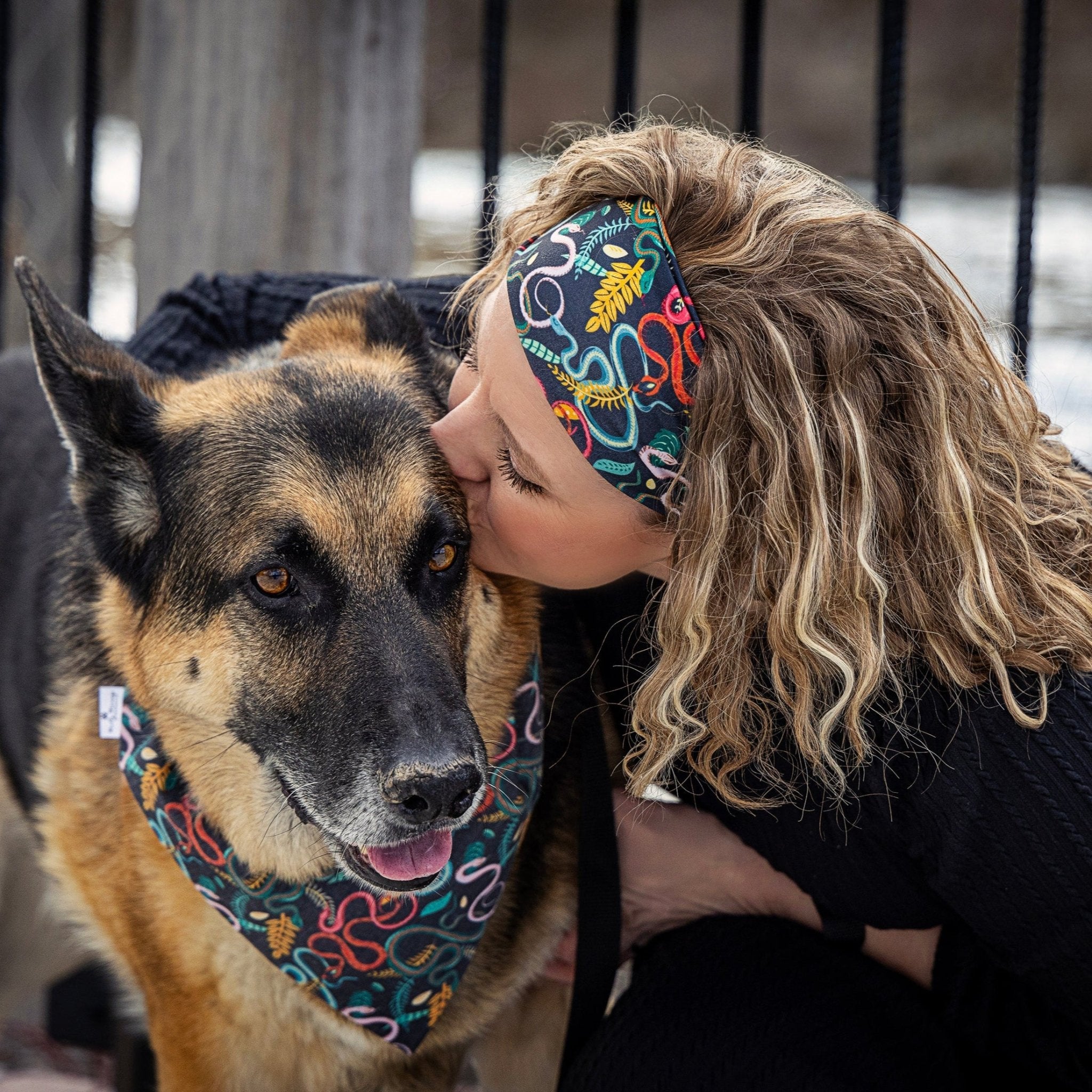 Sssecret Garden Bandana and Headband Set - Mutty Mornings