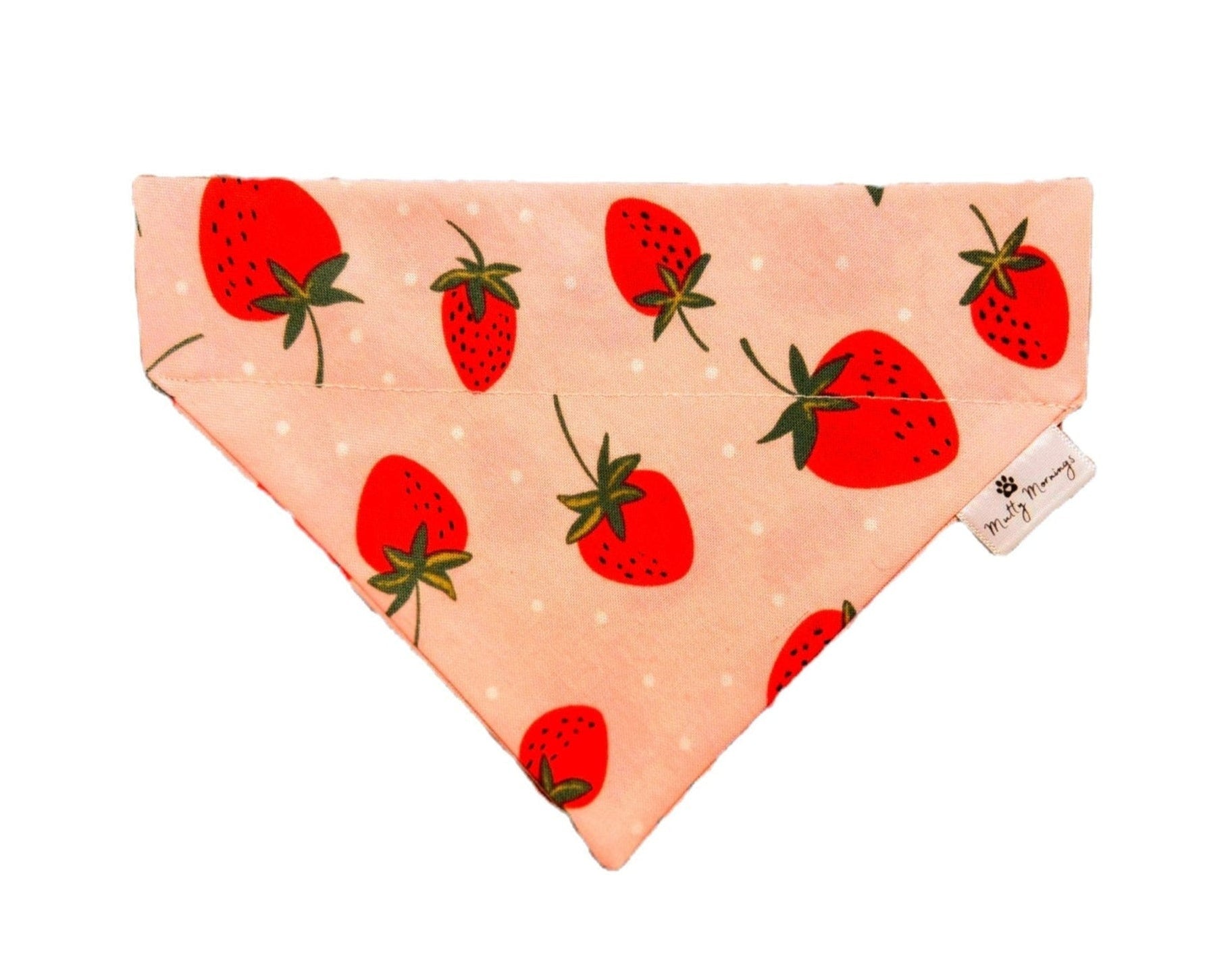 Strawberries Pet Bandana - Mutty Mornings