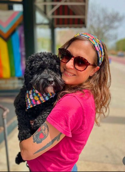 A Heart is a Heart Pride Bandana &amp; Headband Set - Mutty Mornings