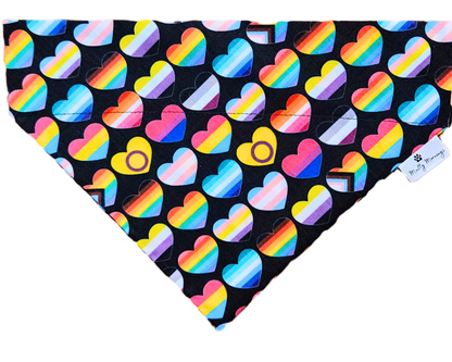 A Heart is a Heart Pride Pet Bandana - Mutty Mornings