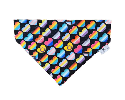 A Heart is a Heart Pride Pet Bandana - Mutty Mornings