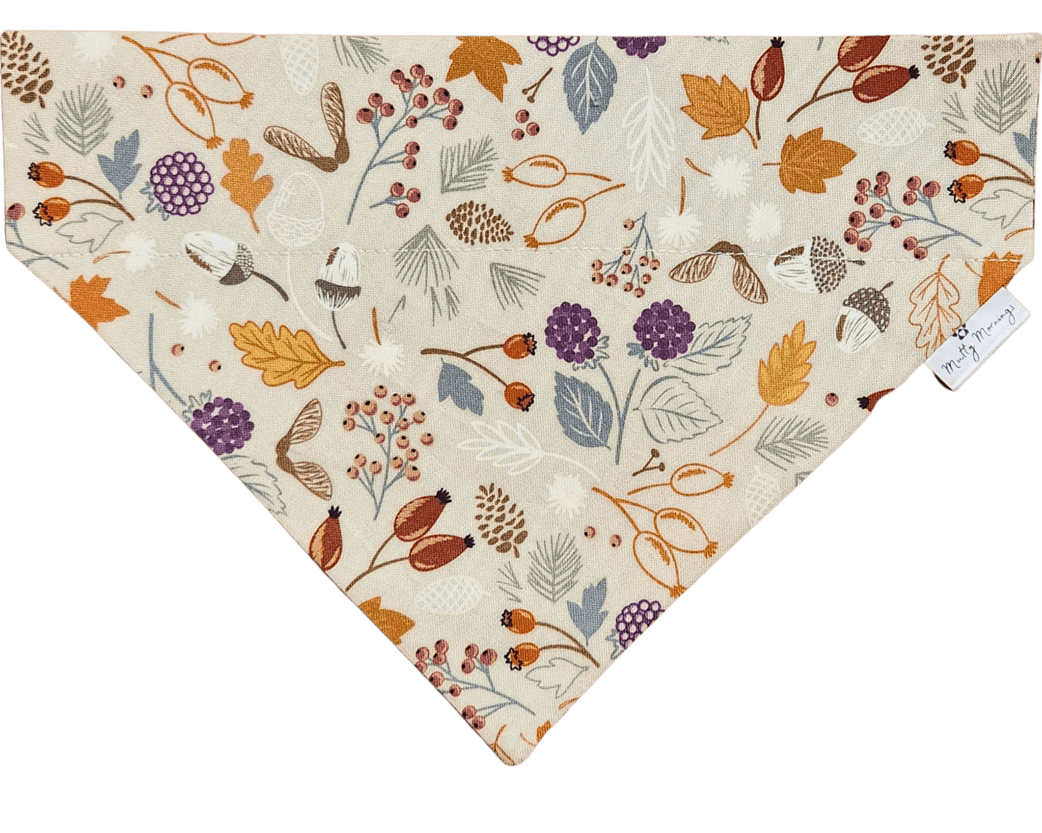 Acorn Trail Pet Bandana - Mutty Mornings
