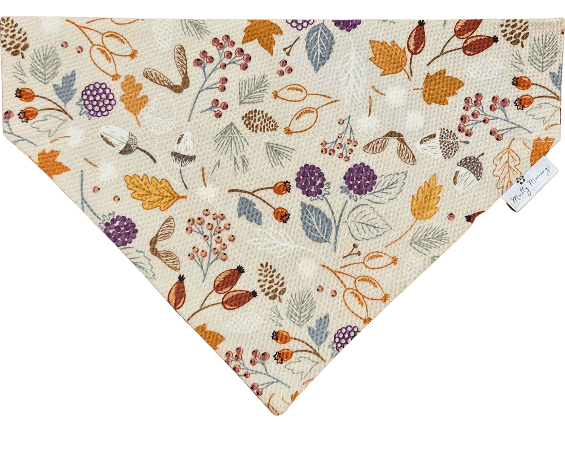 Acorn Trail Pet Bandana - Mutty Mornings