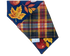 Apple Orchard & Bonfire Plaid Reversible Pet Bandana - Mutty Mornings