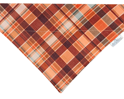 Autumn Harvest Plaid Pet Bandana - Mutty Mornings