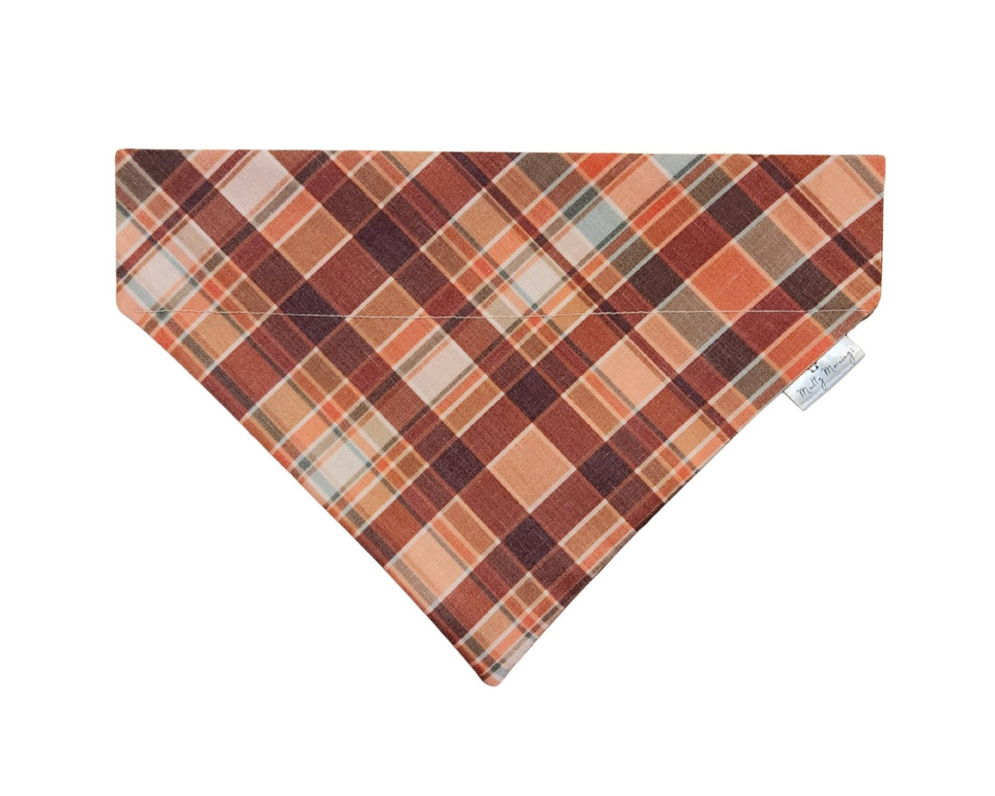 Autumn Harvest Plaid Pet Bandana - Mutty Mornings