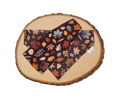 Autumn Leaves Bandana &amp; Headband Set - Mutty Mornings