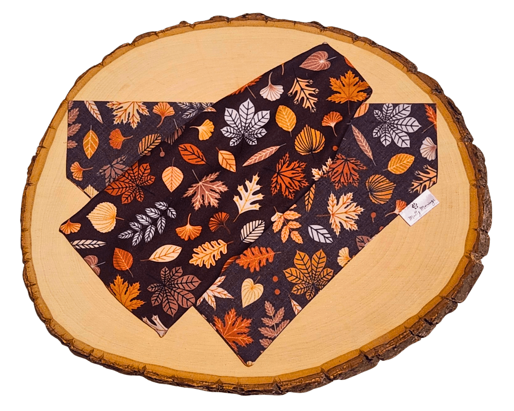 Autumn Leaves Bandana &amp; Headband Set - Mutty Mornings