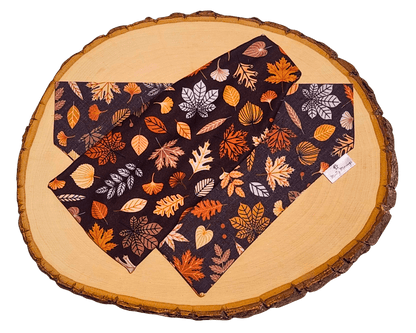 Autumn Leaves Bandana &amp; Headband Set - Mutty Mornings