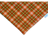 Autumn Revival Plaid Pet Bandana - Mutty Mornings