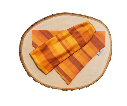 Autumn Stripe Bandana &amp; Headband Set - Mutty Mornings